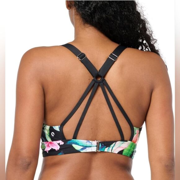 NEXT 2pc Women's M Keoki Palms 25 min Sports Bra Swim Top + High Rise Bikini NWT - Picture 5 of 16